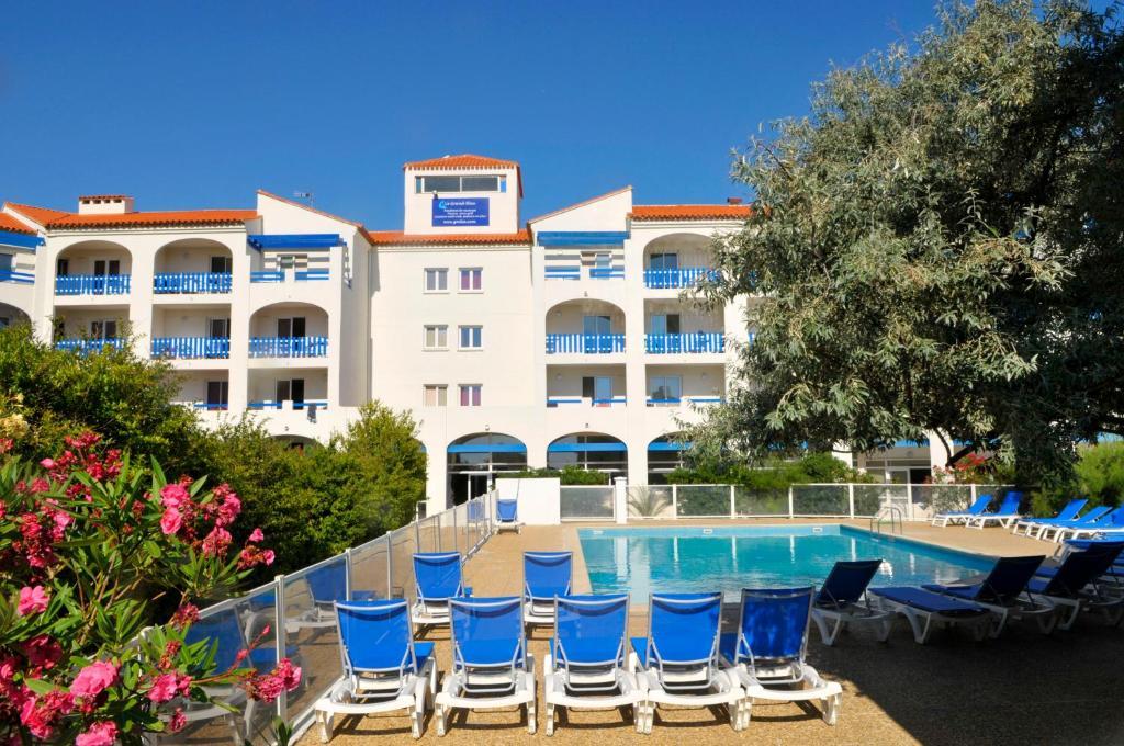 Residence Goelia Le Grand Bleu Ле-Баркарес Екстер'єр фото